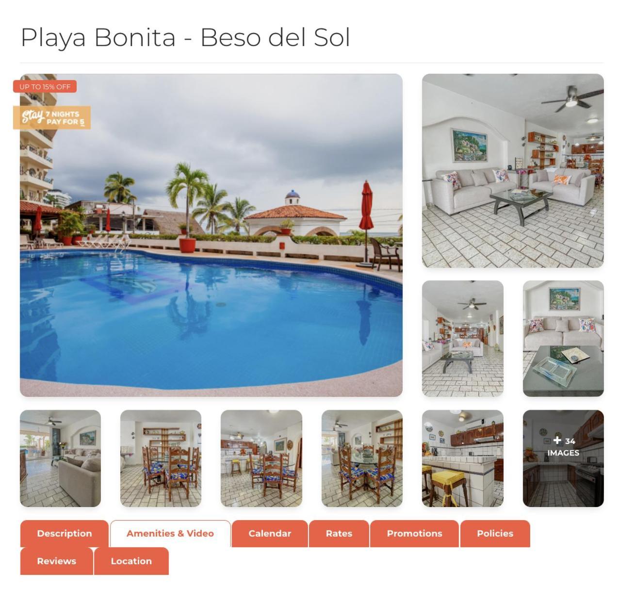 Playa Bonita Unit Beso Del Sol 101 Lejlighedshotel Puerto Vallarta Eksteriør billede